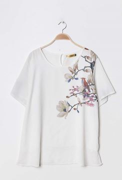 Immagine di PLUS SIZE CHIFFON FLORAL TOP